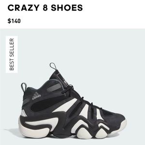 Adidas crazy 8 athletic shoes